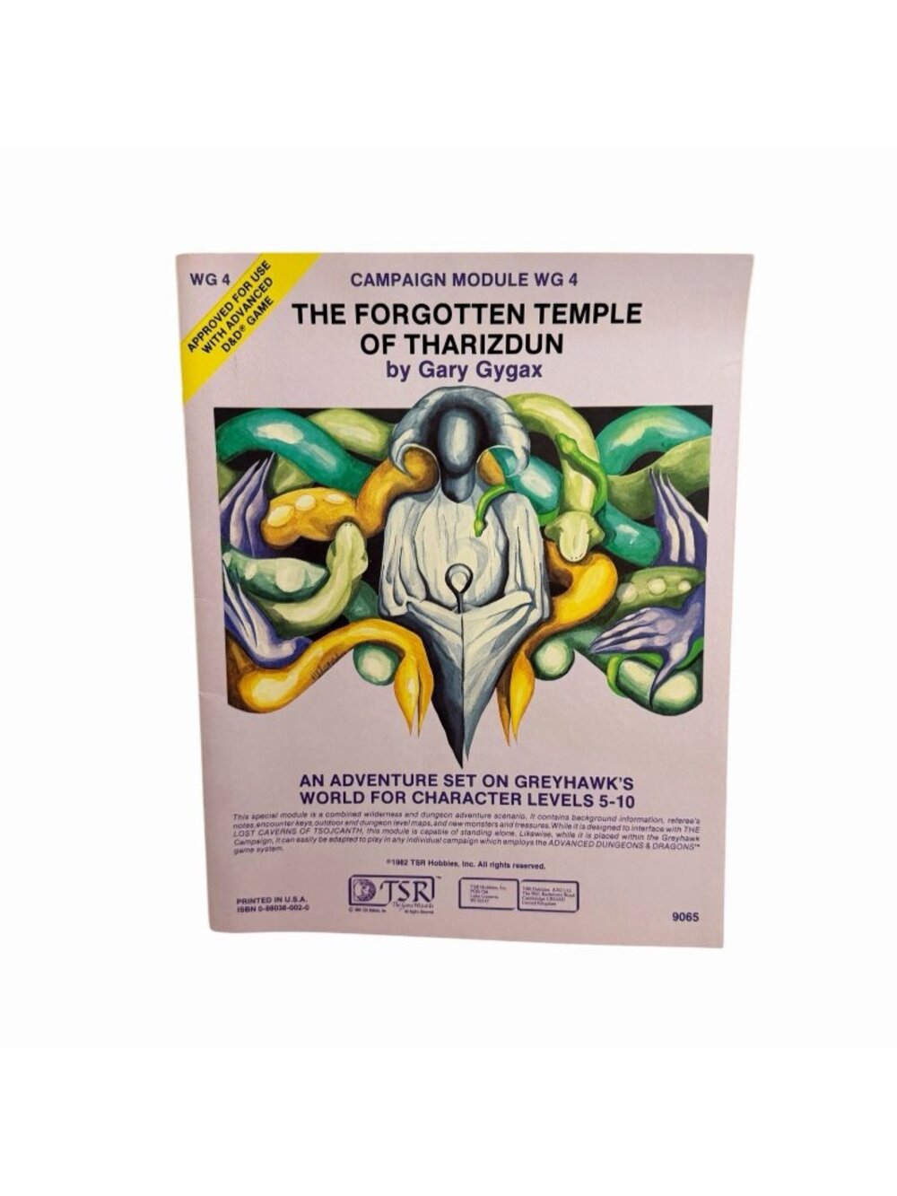 1982 Dungeons & Dragons Module WG4 The Forgotten Temple of Tharizdun TSR 9065